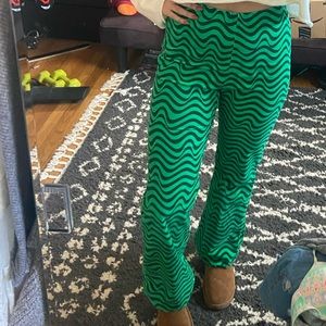 Green Target Pants